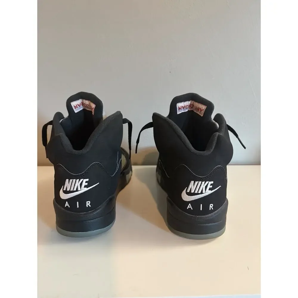 Jordan Air Jordan 5 Retro OG Metallic Silver Men 845035-003 Size 9 No Box (0063)